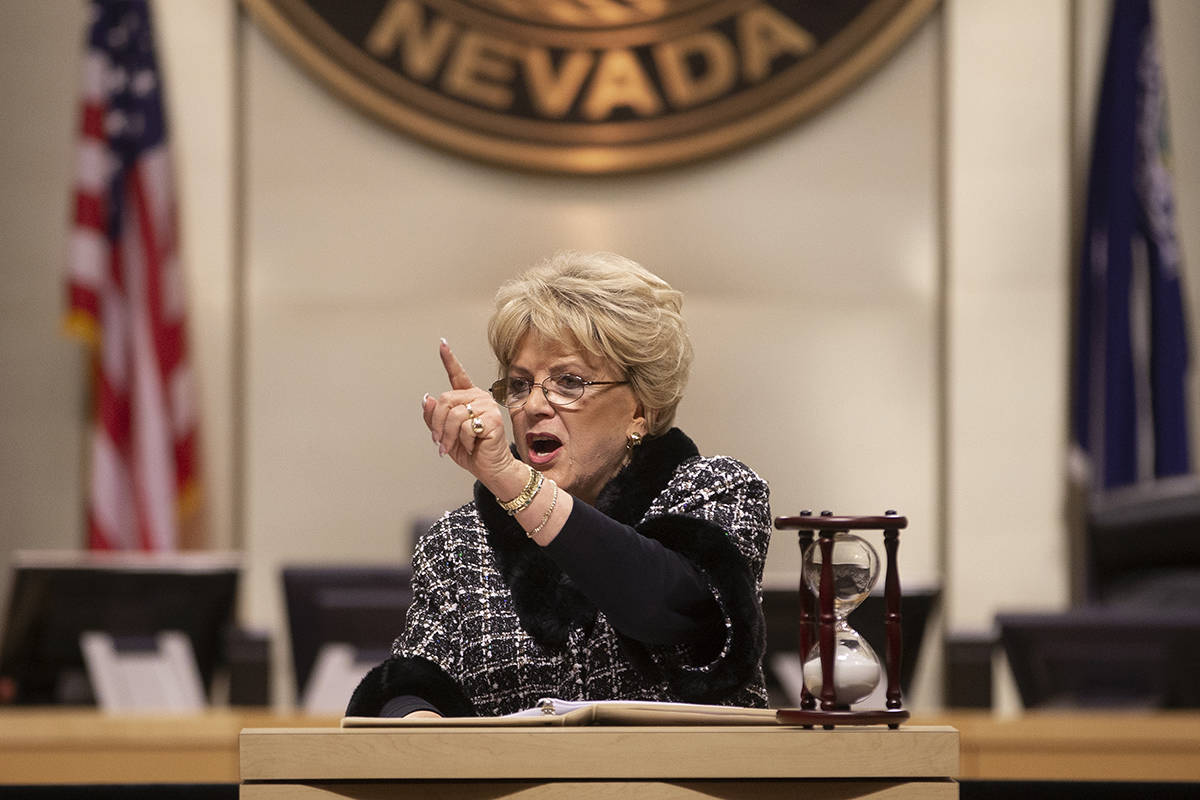 La alcaldesa de Las Vegas, Carolyn Goodman. (Benjamin Hager/Las Vegas Review-Journal) @benjamin ...