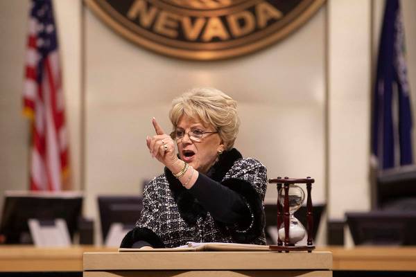 La alcaldesa de Las Vegas, Carolyn Goodman. (Benjamin Hager/Las Vegas Review-Journal) @benjamin ...