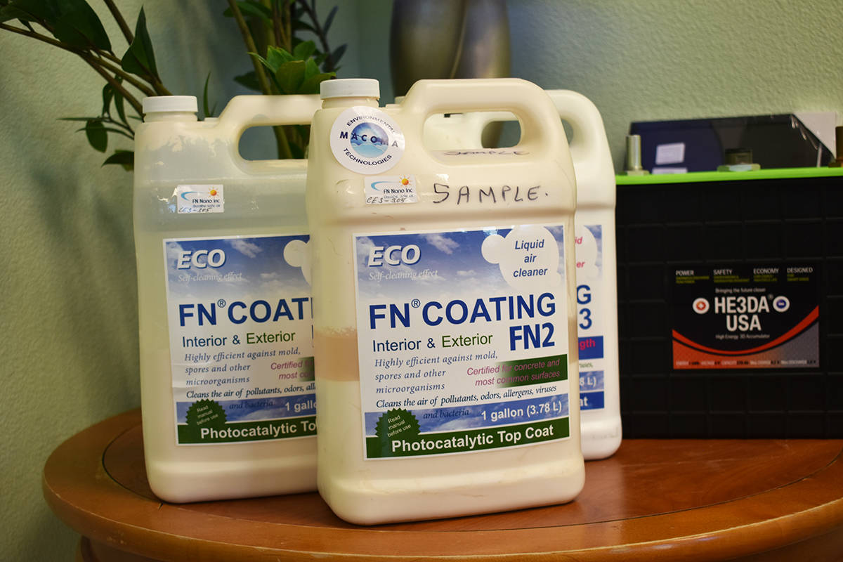 Los establecimientos que han usado el FN Nano colocan un certificado de calidad del aire. Jueve ...