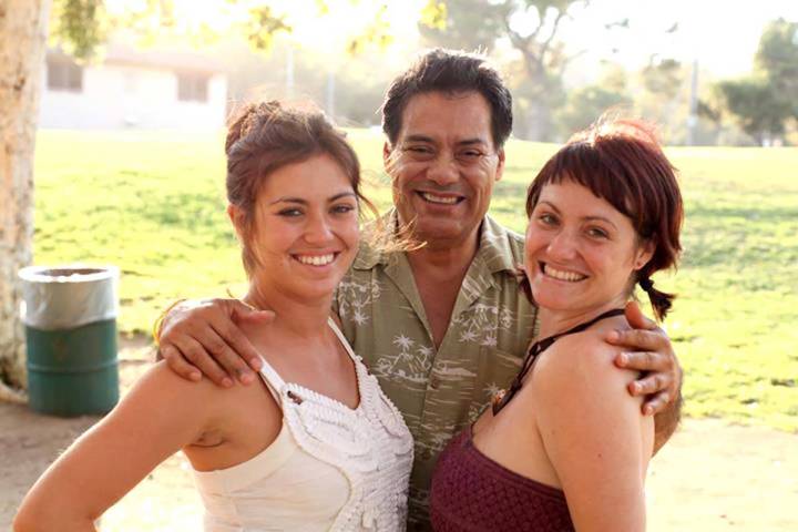 Luis A. Frías con sus hijas Luisa Frías, derecha, y Lauren Frías. Luis Frías murió a los 6 ...