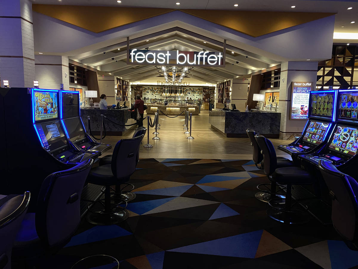 El Feast Buffet de Palace Station en Las Vegas el lunes, 16 de marzo de 2020. (K.M. Cannon/Las ...