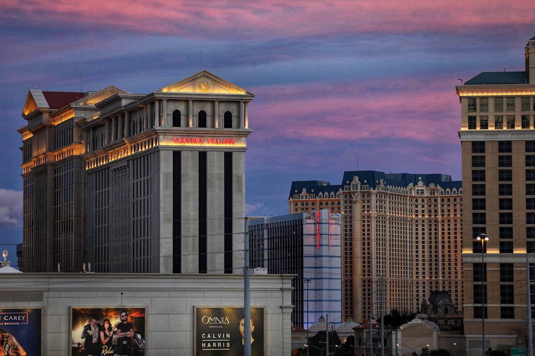Caesars Palace en el Strip de Las Vegas. (Todd Prince/Las Vegas Review-Journal)