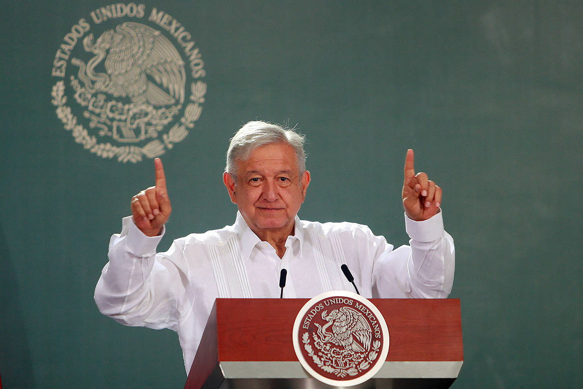 ARCHIVO. Campeche, 3 Jun 2020 (Notimex-Francisco Estrada).- Conferencia matutina del Presidente ...