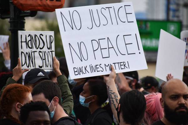 La serie de protestas ‘Black Lives Matter’ se llevó durante tres días continuos en las zo ...