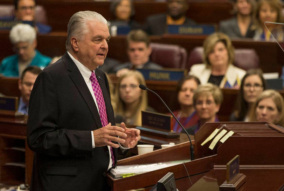 El Gobernador de Nevada, Steve Sisolak. (AP Photo/Tom R. Smedes)