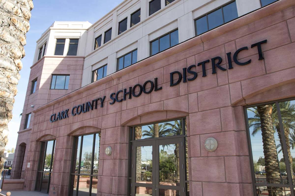 Clark County School District (Las Vegas Review-Journal foto de archivo).