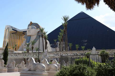 Luxor en Las Vegas Strip. (Erik Verduzco / Las Vegas Review-Journal) @Erik_Verduzco