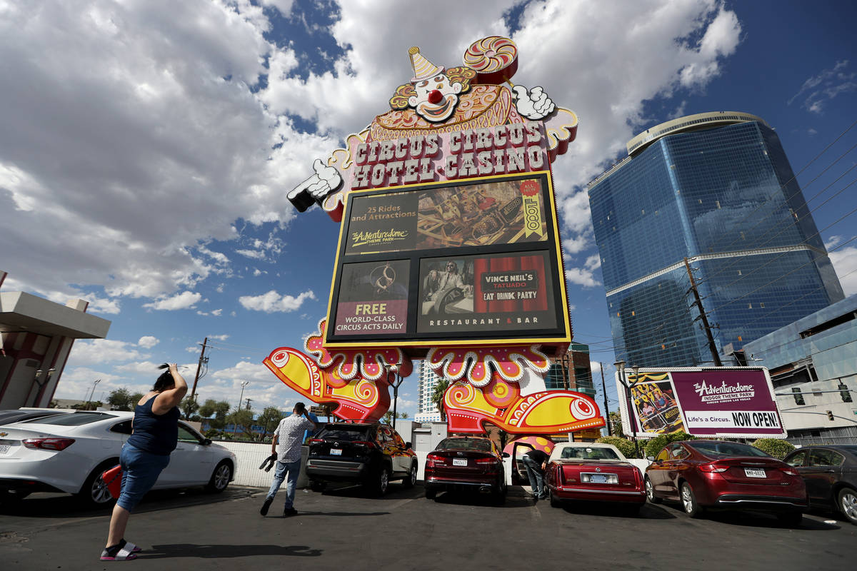 Circus Circus en Las Vegas Strip. (Erik Verduzco / Las Vegas Review-Journal) @Erik_Verduzco