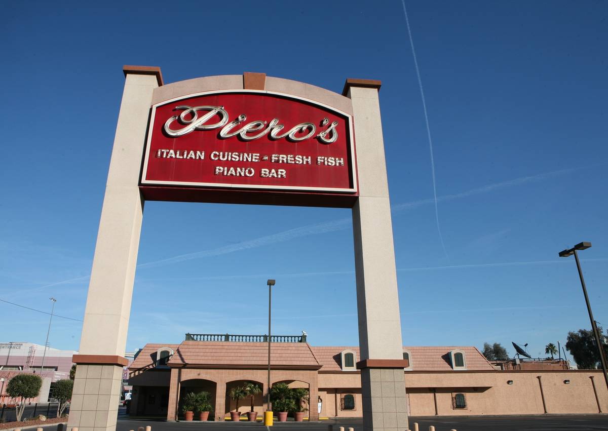 Peiro's Italian Cuisine. (Archivo del Las Vegas Review-Journal)