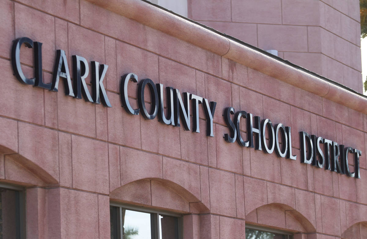 Distrito Escolar del Condado Clark. [Foto Las Vegas Review-Journal]
