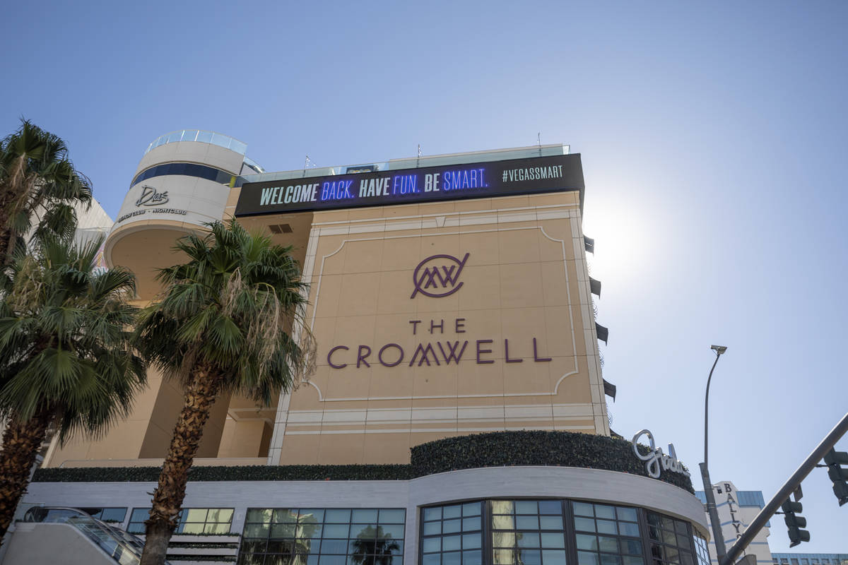 Una vista del Cromwell de Las Vegas el miércoles, 12 de agosto de 2020. (Elizabeth Brumley/Las ...