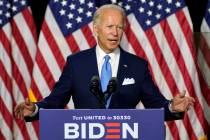 El candidato presidencial demócrata, ex vicepresidente, Joe Biden. (AP Photo/Carolyn Kaster)
