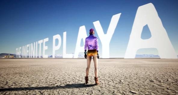 La Infinite Playa es una interpretación fotorrealista de la Playa. (Kye Horton)