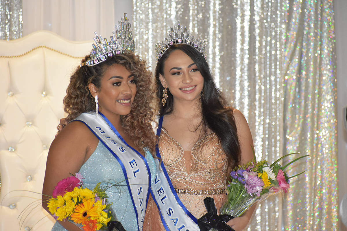 Jazmín Martínez Quintanilla fue coronada como Miss El Salvador Nevada 2020-21 y Karina Caniza ...