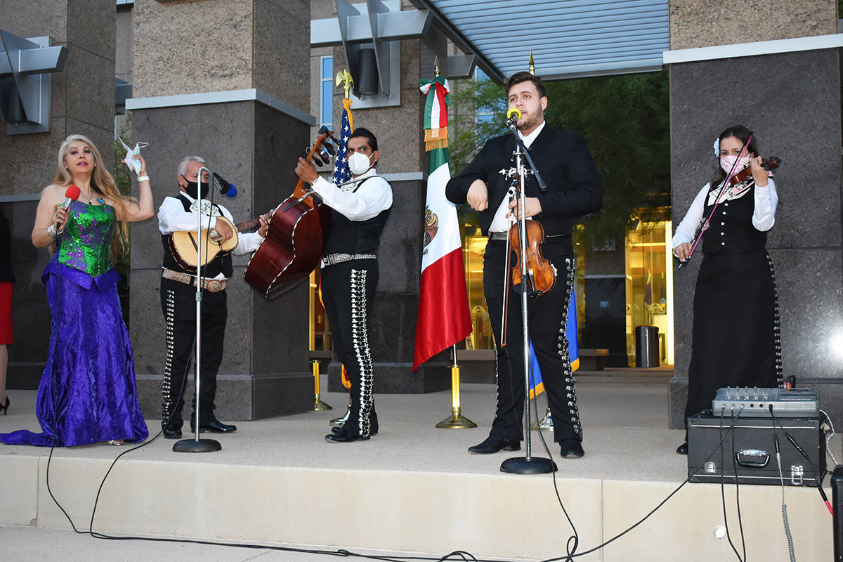 El Ayuntamiento de North Las Vegas celebró la Independencia de México con un evento privado, ...