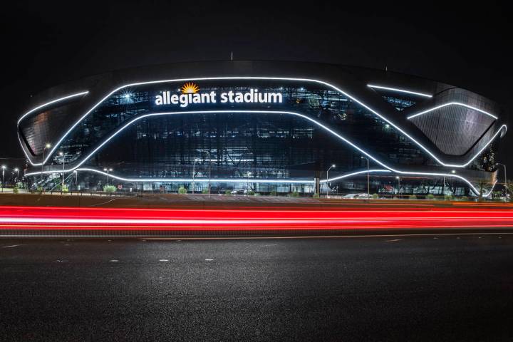 Estadio Allegiant el miércoles, 26 de agosto de 2020, en Las Vegas. (Benjamin Hager/Las Vegas ...