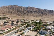 Una vista aérea de las casas cerca de la Avenida Montana y la calle Los Feliz en Las Vegas el ...