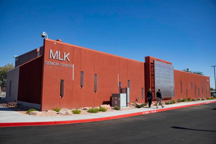 El recientemente ampliado y renovado Martin Luther King Jr. Senior Center en North Las Vegas el ...