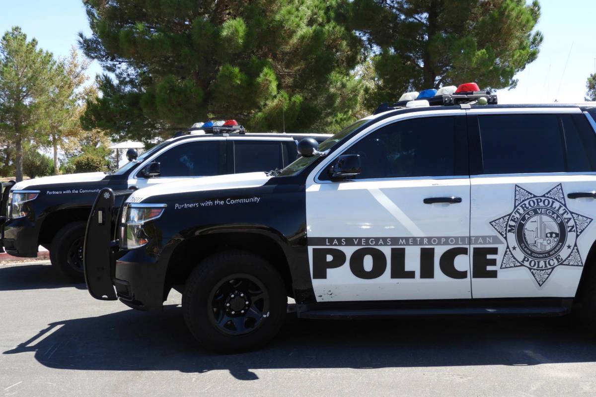 Patrullas del Departamento de Policía Metropolitana de Las Vegas. [Foto Las Vegas Review-Journal]