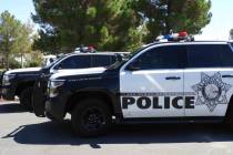 Patrullas del Departamento de Policía Metropolitana de Las Vegas. [Foto Las Vegas Review-Journal]