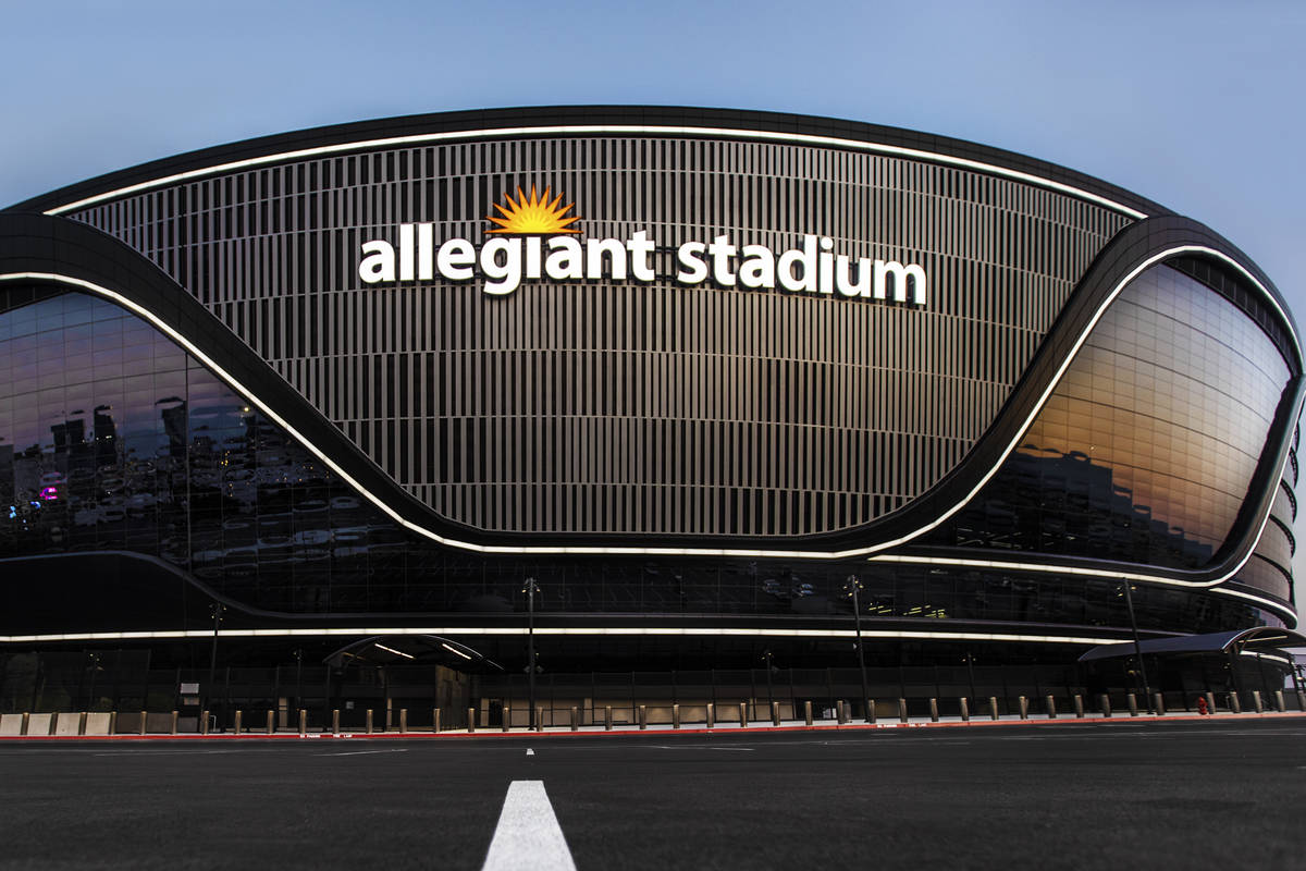 Estadio Allegiant el miércoles, 26 de agosto de 2020, en Las Vegas. (Benjamin Hager/Las Vegas ...