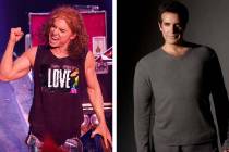 Carrot Top, izquierda, y David Copperfield son parte de los artistas que regresarán a los hote ...