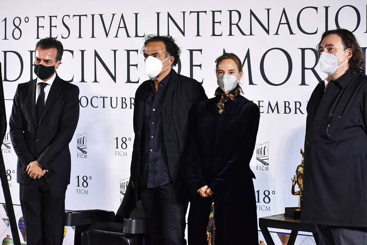 La 18ª edición del Festival Internacional de Cine de Morelia se realizó mediante eventos vir ...