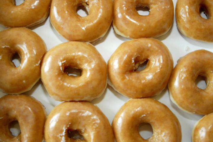 Donas de Krispy Kreme. (Nell Redmond/ Bloomberg News)