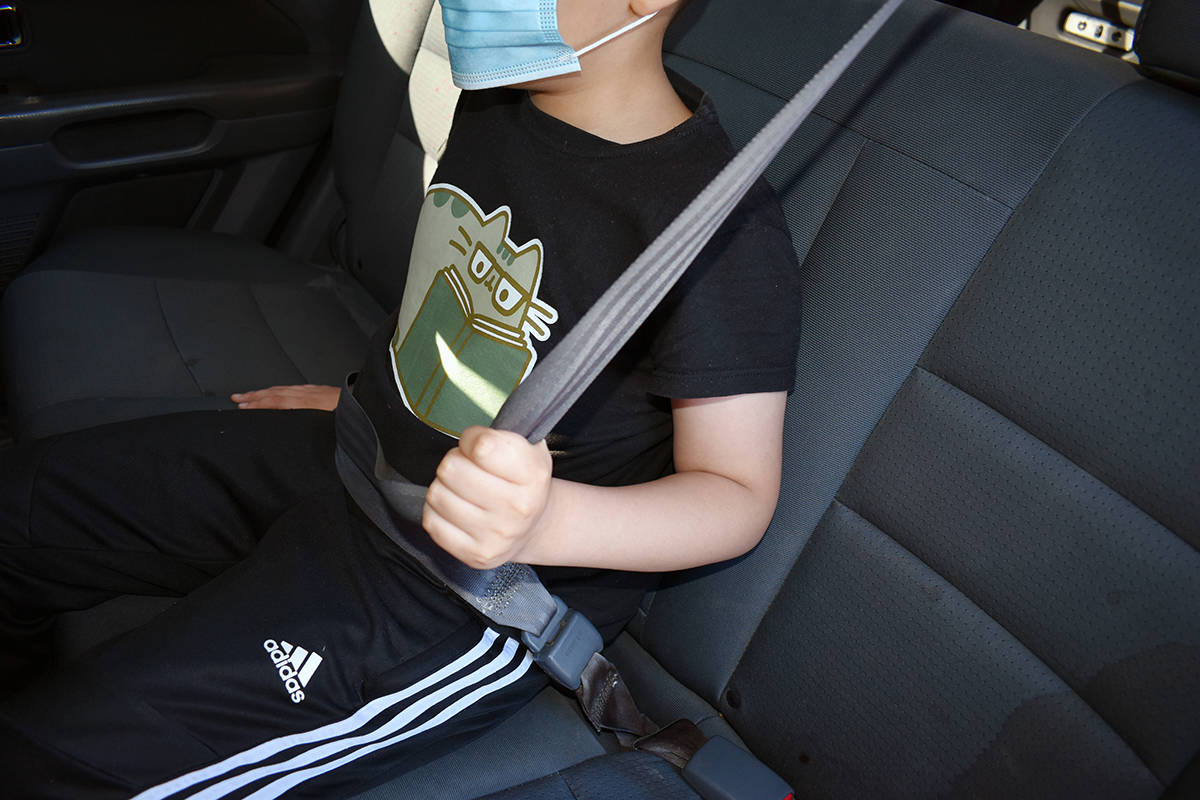 El uso obligatorio del cinturón de seguridad en los vehículos aplica también para los niños ...