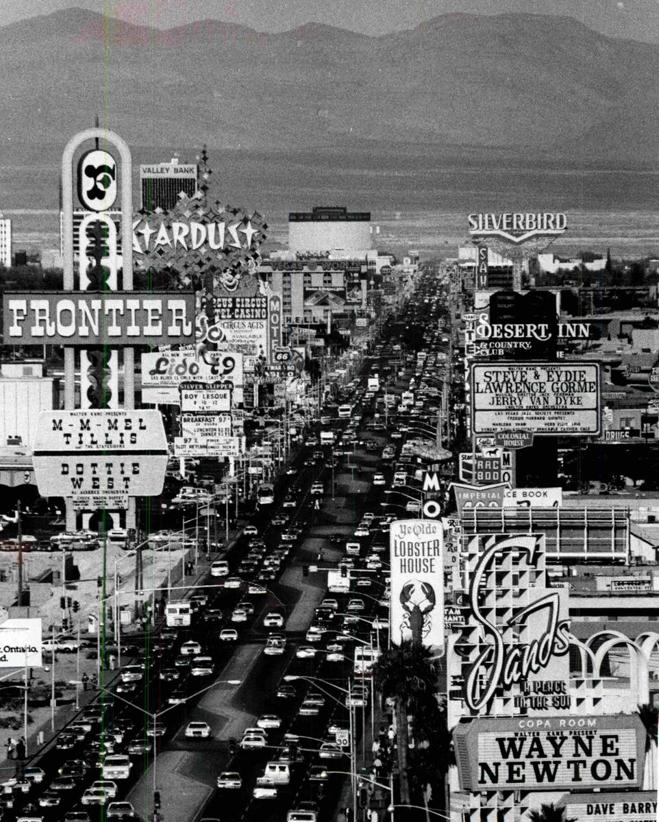 El Strip de Las Vegas en esta foto de archivo sin fecha. (Archivo del Las Vegas Review-Journal)