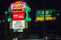 Fiesta hotel-casino fotografiado el lunes, 18 de mayo de 2020, en Las Vegas. (Bizuayehu Tesfaye ...