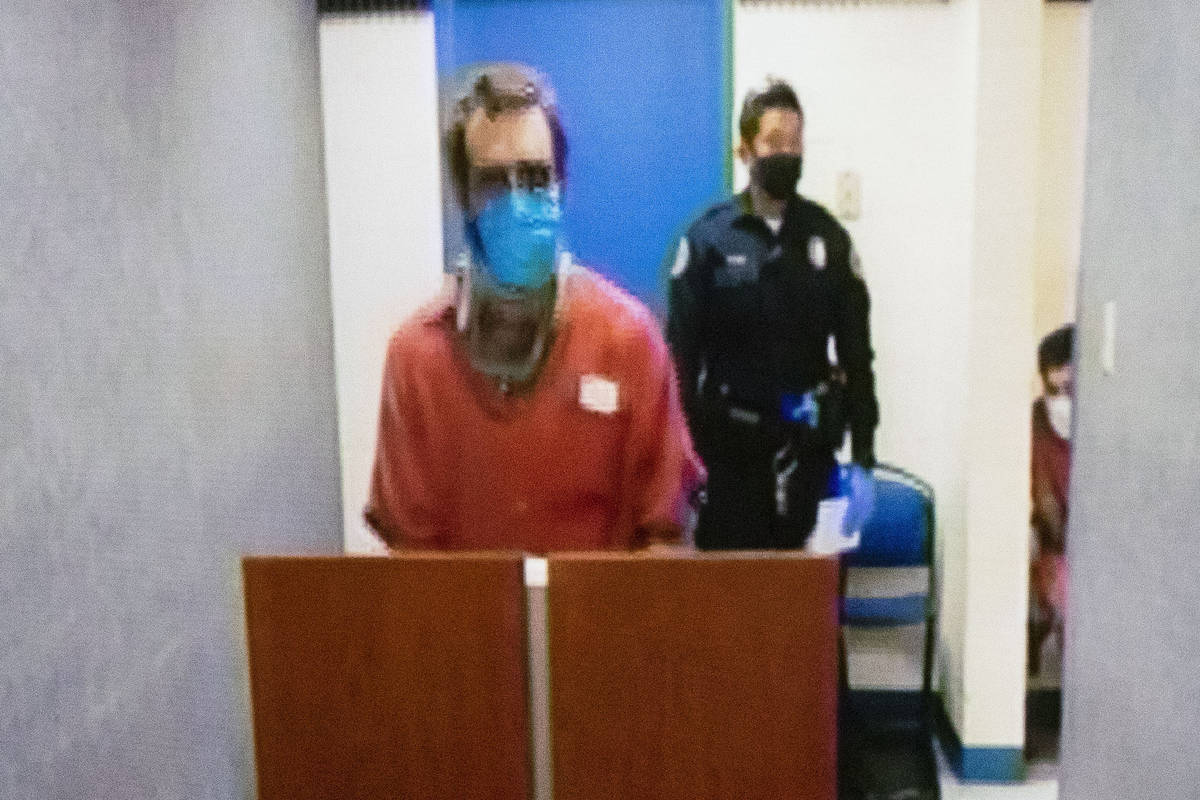 Christopher McDonnell, 28, charged in a Thanksgiving shooting spree, appears via videoconferenc ...