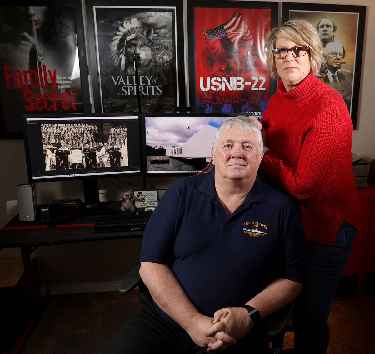 Los cineastas Warren y Annette Hull contaron la historia de la Banda U.S.S. Arizona para su doc ...