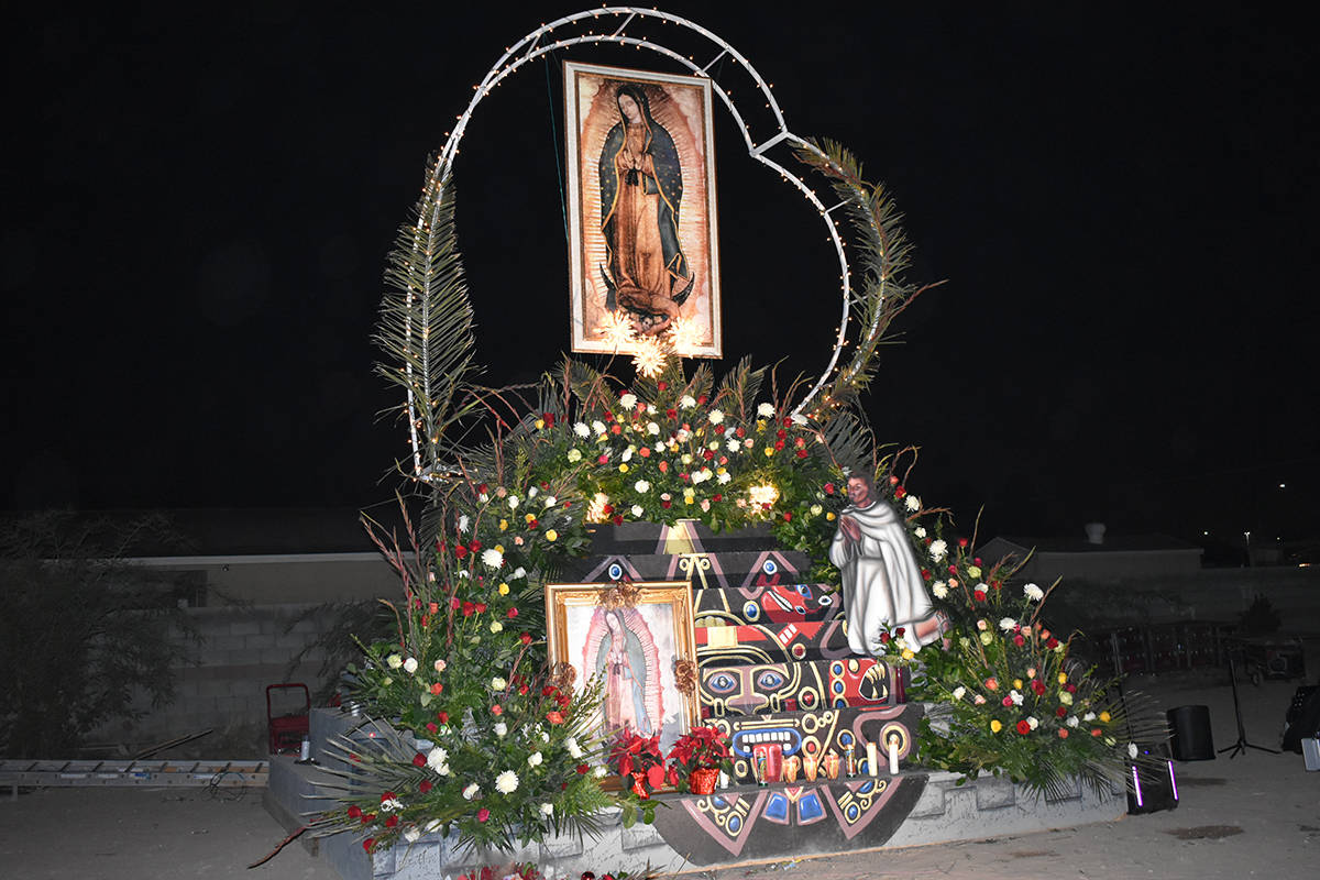 Con bailables y cantos, hispanos del sur de Nevada conmemoraron el Día de la Virgen de Guadalu ...
