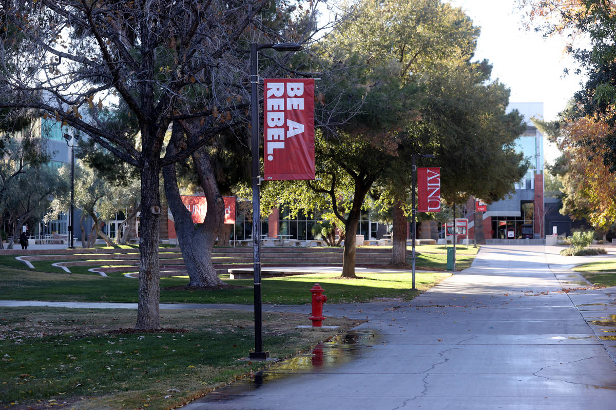 UNLV el martes, 8 de diciembre de 2020. (K.M. Cannon/Las Vegas Review-Journal) @KMCannonPhoto