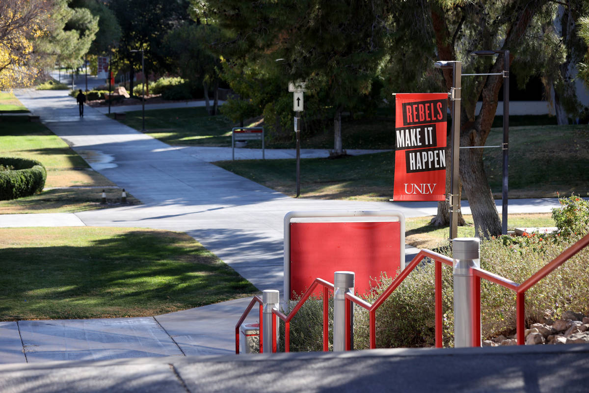 UNLV el martes, 8 de diciembre de 2020. (K.M. Cannon/Las Vegas Review-Journal) @KMCannonPhoto