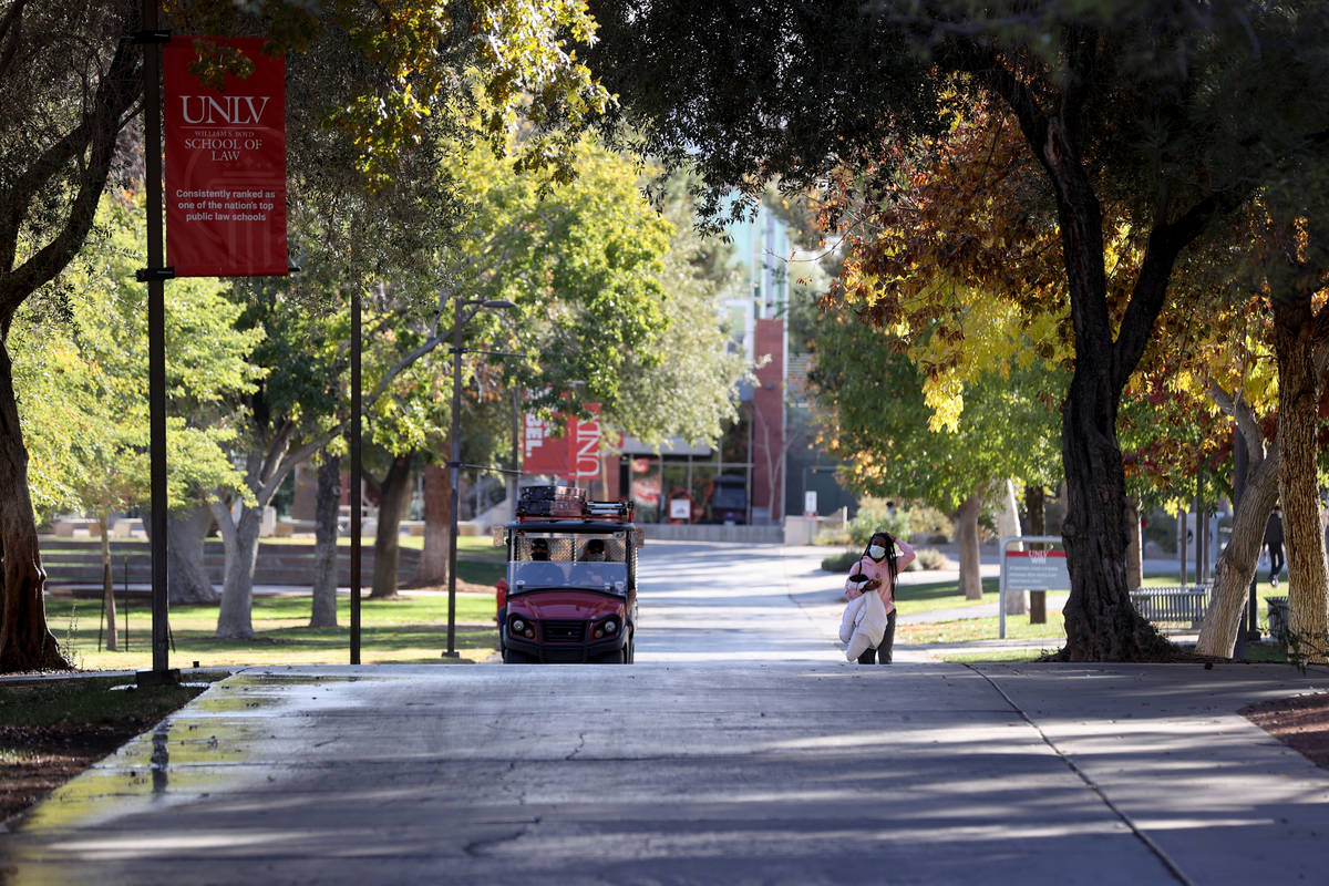 UNLV el martes, 8 de diciembre de 2020. (K.M. Cannon/Las Vegas Review-Journal) @KMCannonPhoto