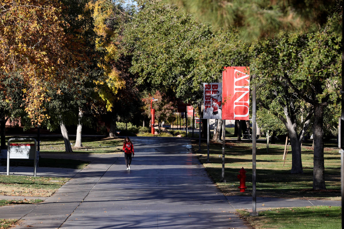 UNLV el martes, 8 de diciembre de 2020. (K.M. Cannon/Las Vegas Review-Journal) @KMCannonPhoto