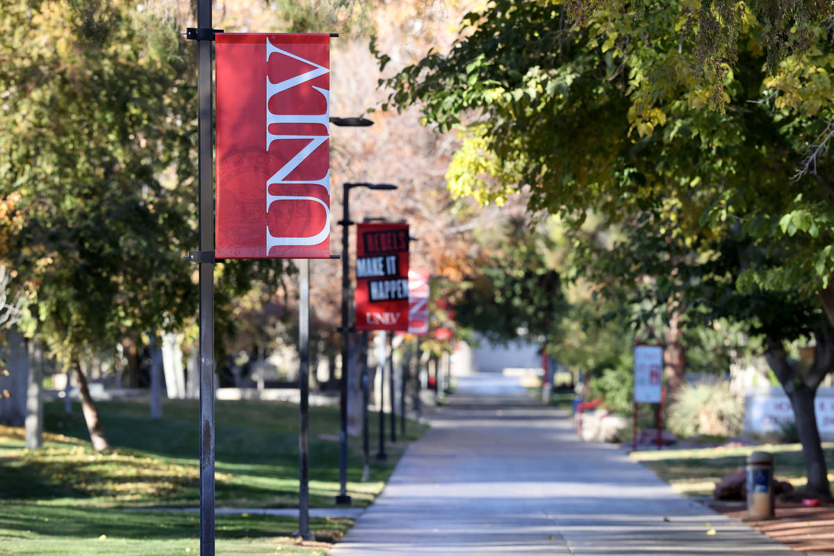 UNLV el martes, 8 de diciembre de 2020. (K.M. Cannon/Las Vegas Review-Journal) @KMCannonPhoto