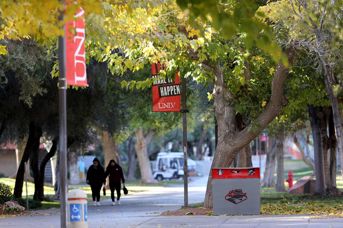 UNLV el martes, 8 de diciembre de 2020. (K.M. Cannon/Las Vegas Review-Journal) @KMCannonPhoto