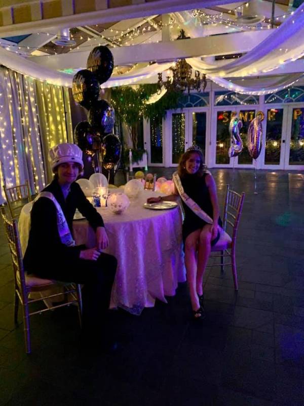 Chef Sonia El-Nawal threw a surprise prom for teen employees Olivia Hergenroeder and Seth Telle ...