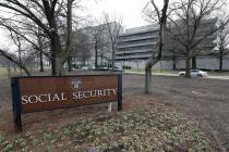 El campus principal de la Social Security Administration en Woodlawn, Maryland. (AP Photo/Patri ...