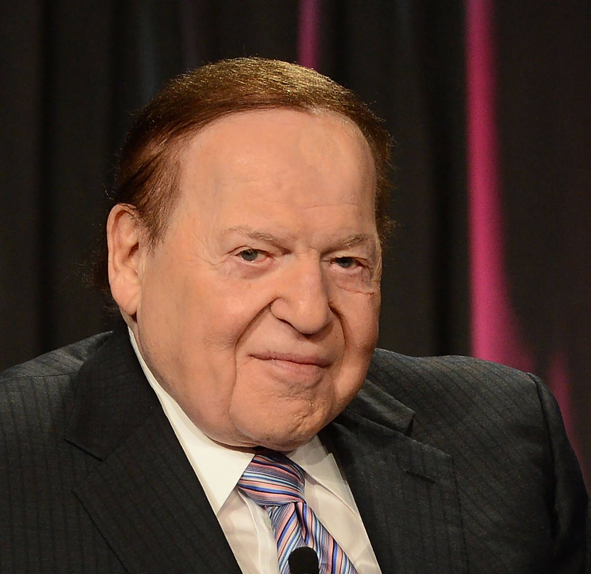 El presidente y director general de Las Vegas Sands Corp., Sheldon Adelson, en la Global Gaming ...