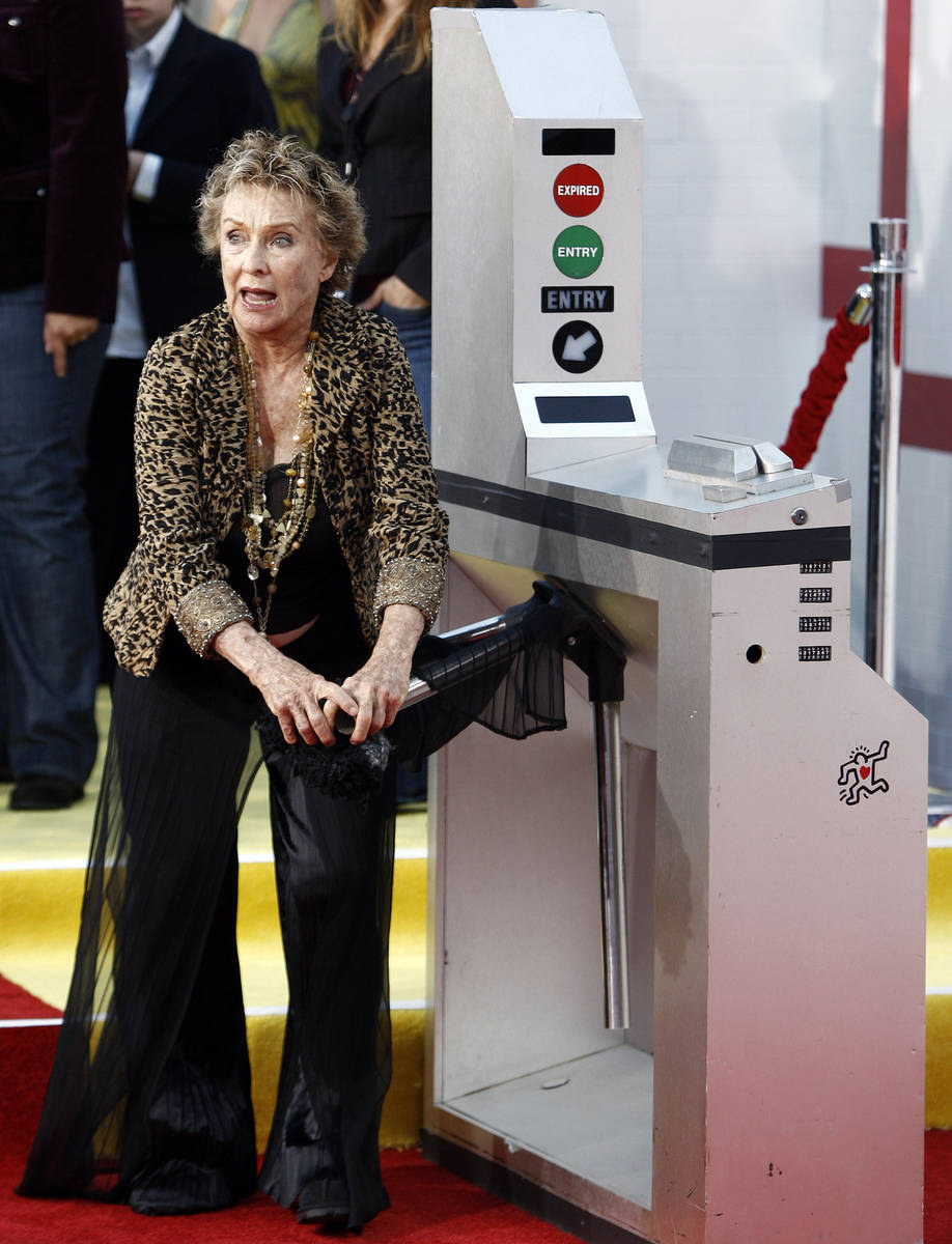 Actress Cloris Leachman arrives at the premiere of "The Taking of Pelham 1 2 3" in Los Angeles ...