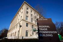 El edificio de la Federal Trade Commission en Washington. (AP Photo/Alex Brandon)