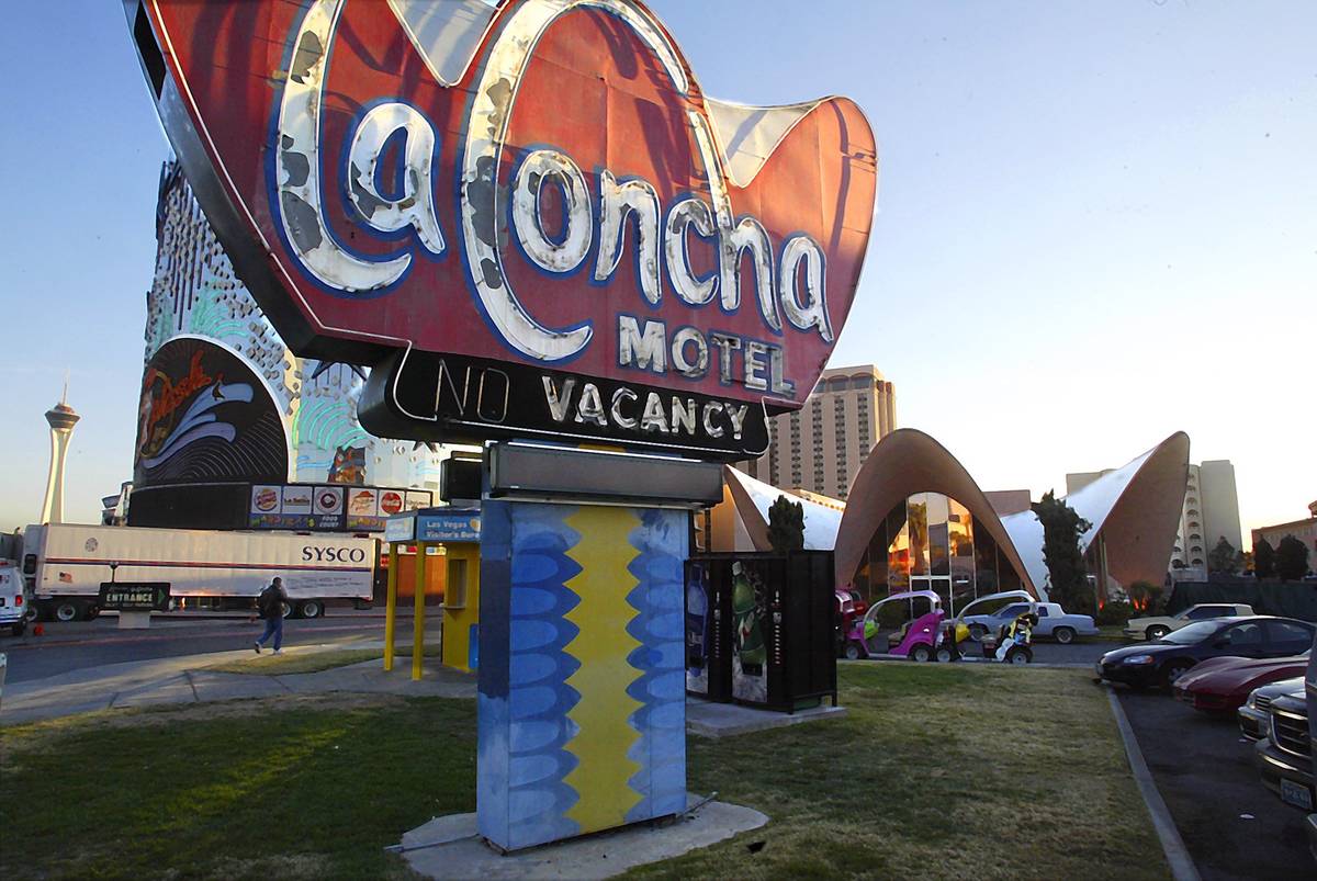 La Concha Motel (Gary Thompson/Las Vegas Review-Journal).