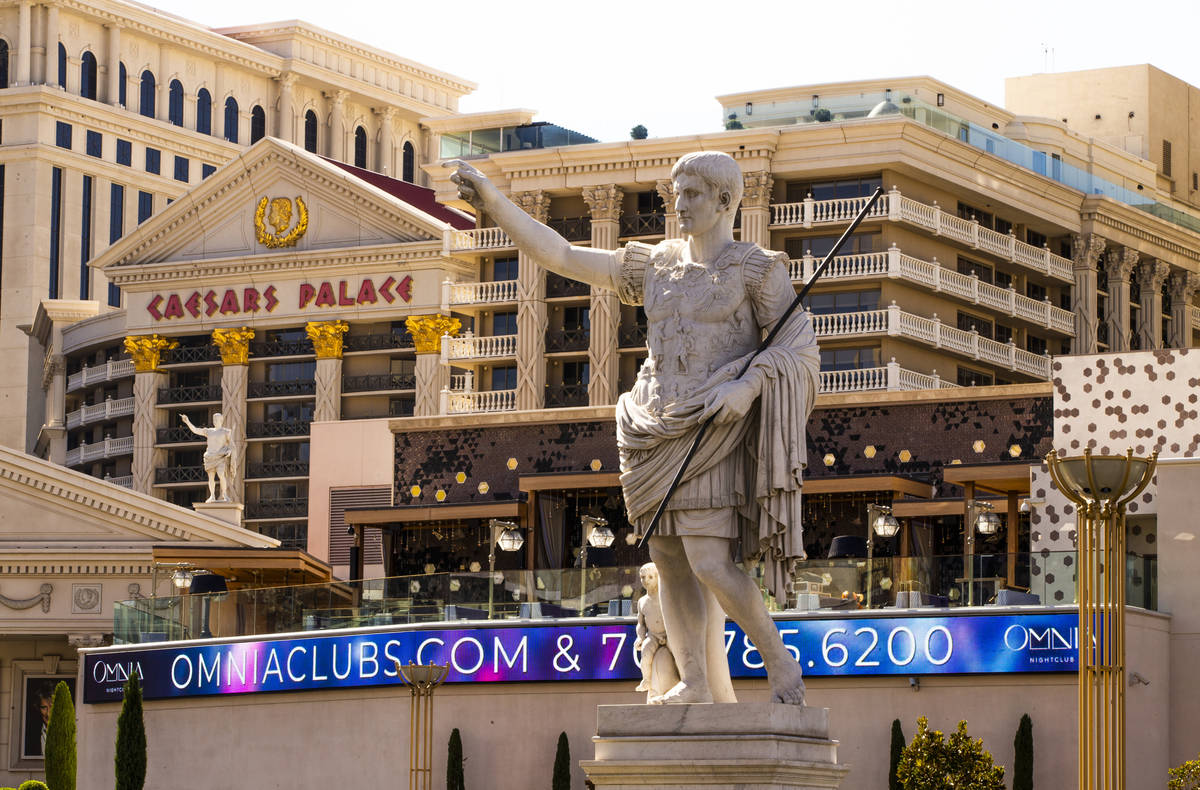 Caesars Palace el martes, 8 de octubre de 2019 en Las Vegas. (L.E. Baskow/Las Vegas Review-Jour ...