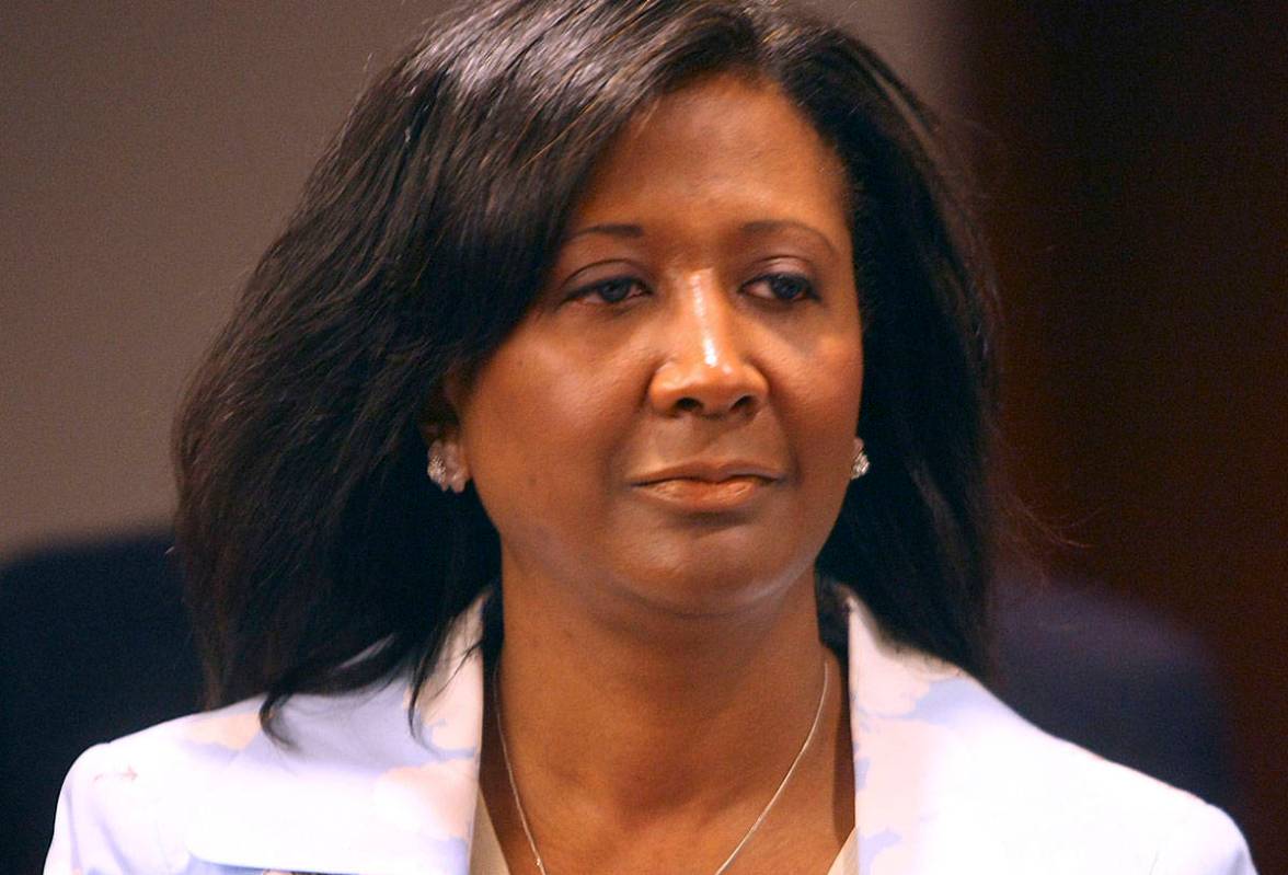 La ex comisionada del Condado Clark, Lynette Boggs, vista en el tribunal en 2007. (Las Vegas Re ...