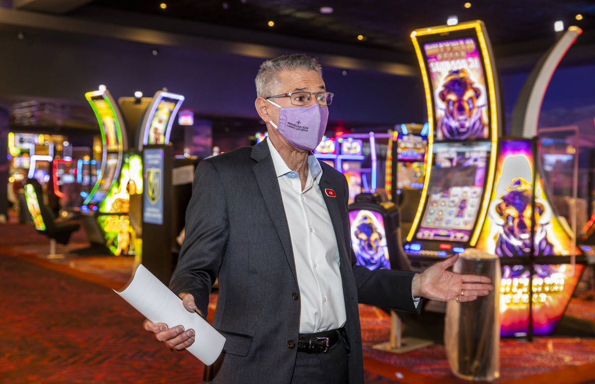 Joe Hasson, director general del Mohegan Sun Casino Las Vegas, habla de sus aportaciones en el ...