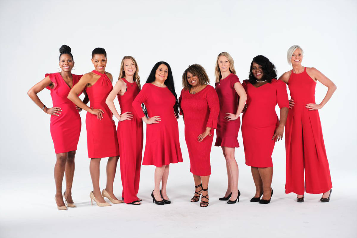 En la foto, un grupo de mujeres que inspiran a cuidar la salud. [Foto tomada de goredforwomen.org]